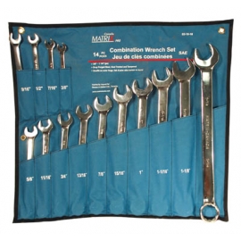 702106- Combination V Wrench Set 14 pc SAE