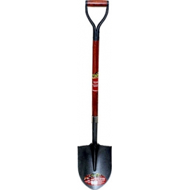 130553- Shovel Round M 42in Ash Wood Metal D-Grip