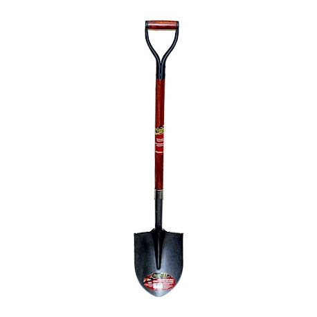 130553- Shovel Round M 42in Ash Wood Metal D-Grip