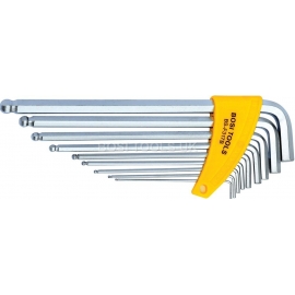 Ball Point Hex Key Set - inch 9PC - BS423182