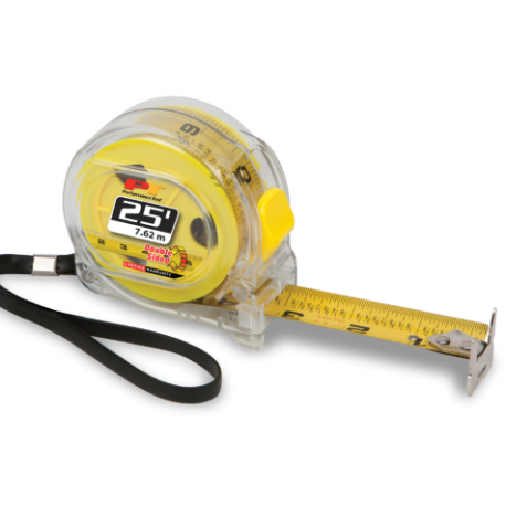 25' CLEAR TAPE MEASURE (w5040)