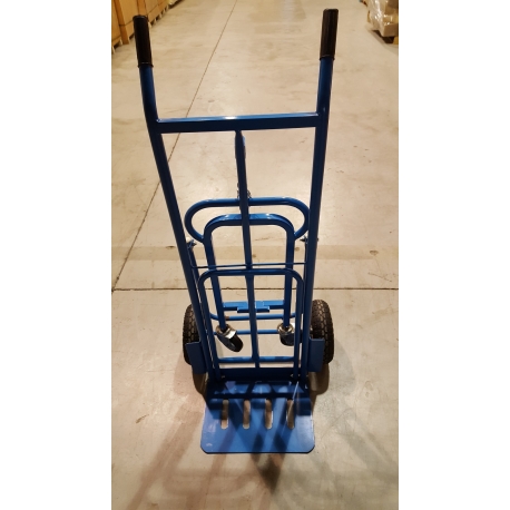 Chariot (buggy) 2 roues Bleu, transformable à 4 roues (bt4845) 