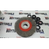 6 inch stainless steel circular wire brush (btwb6)