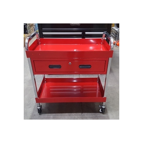 Coffre/table de service de grande capacité de 350 lb avec chariot à outils avec tiroir de rangement (tc120)
