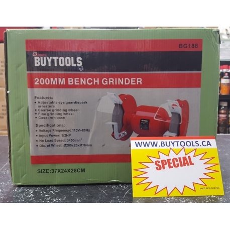 Bench Grinder 8'' 1/2HP LIQUIDATION (BG8L)