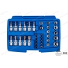 34 piece combined E and torque socket set (VT13357)