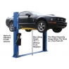 Atlas BP8000 2 Post Bottom Plate Car Lift (8,000lbs Capacity)