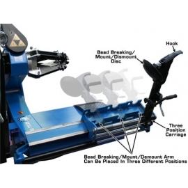 Atlas TTC301 (220 Volt/1 Phase) Heavy Duty Truck Tire Changer