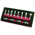 Astro Tools 12pc. 1/4" Drive Flex Socket Set - 6 Point - Metric 7412