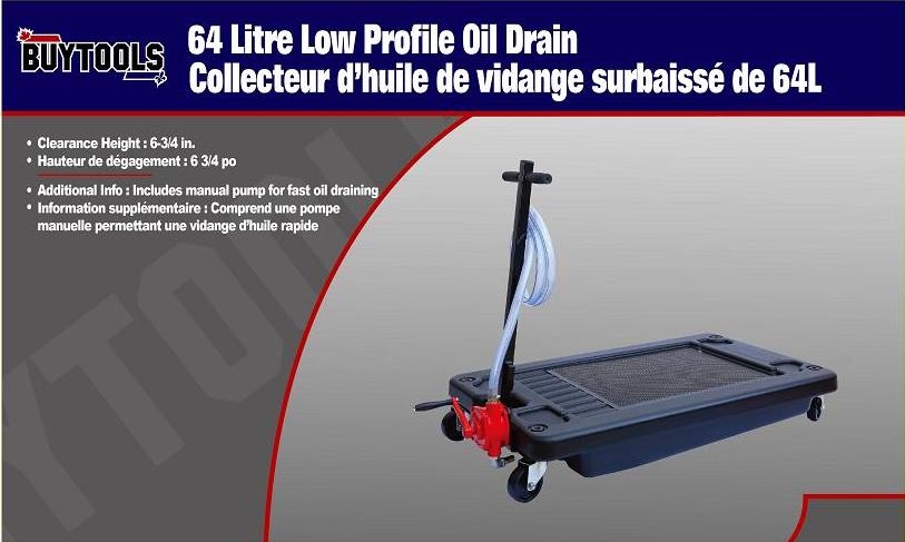 15 Gallon Low Profile Heavy Truck Oil Drain