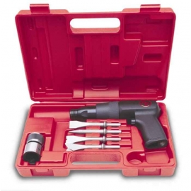 Red & Black Long AIRCAT 5200-A-T Stroke Low Vibration Composite Air Hammer 