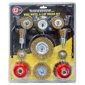  733338- Wire Wheel and Cup Brush 13pc Set 