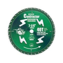 7-1/4 inch saw blade for wood x 40 teeth