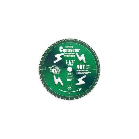 7-1/4 inch saw blade for wood x 40 teeth