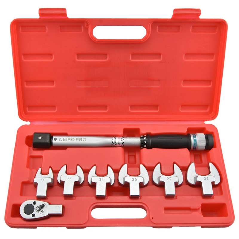 Interchangeable Torque Wrench Spanner Heads With Torque Control 17-29mm 