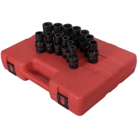 13 Piece 1/2" Drive Metric Universal Impact Socket Set SUN2665