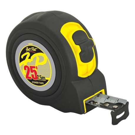  100030- Measuring Tape 25ft/7.5m x 1in (SAE&Metric) 