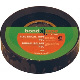  177951-10pc PVC Electrical Tape 18mmX20m (Black) 