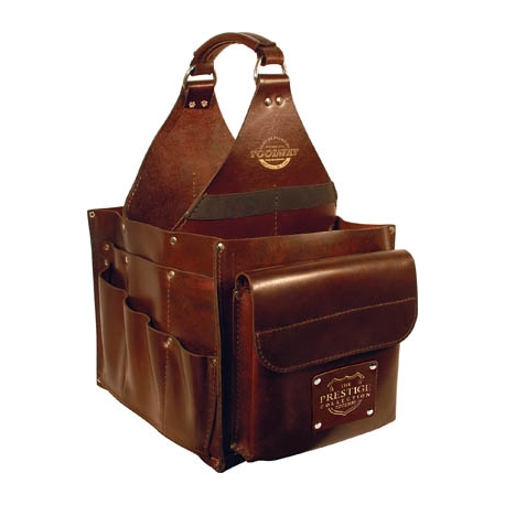  187041- Leather 23 Pocket Tote Bag - Prestige 