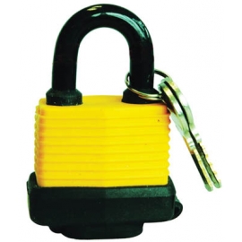  101032- Padlock Laminated 50mm with Plastic Cover Plated 