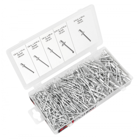 500 pc Rivet Assortment Set w5228