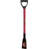  130656- Snow Spade Chopper 4in HCS Blade FG Poly D-Handle 