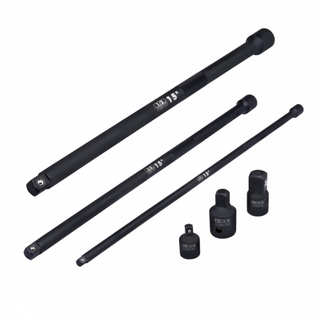 Impact Long Extension Bar and Adapter Set | 6 Pc 00258