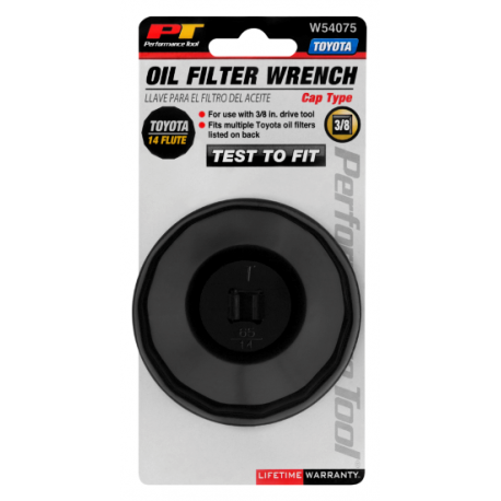 Cap Filter Wrench 74mm 14FL W54078