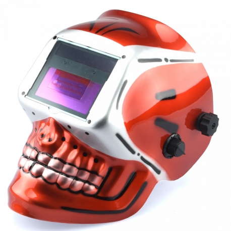  Auto Darkening/Solar Powered Welding Helmet - Skeleton Design | TIG/MIG