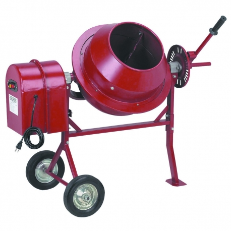 General duty cement mixer handles stucco, mortar and concrete CM125