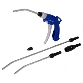  Astro Pneumatic Tool 1746 High Flow Blow Gun with 5 Piece Quick Disconnect Attachments