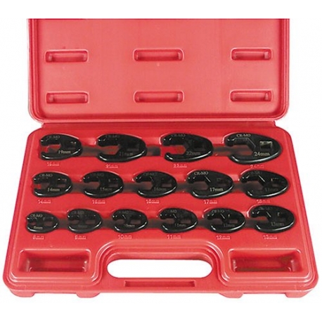 Astro 7115 Crowfoot Wrench Metric Set 15 PC