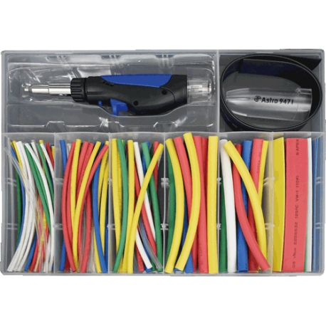 162 Pc. Butane Micro Pencil Heat-Shrink Torch Kit 9472