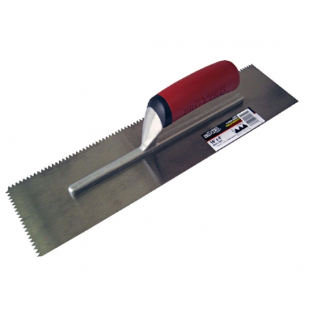  120065- Trowel Notched 16in x 4in (3/16in V Notch) 