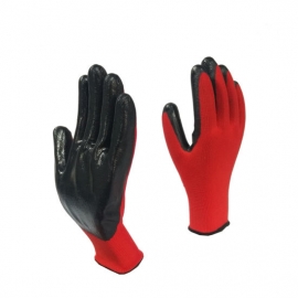 Latex coated rubber / cotton work gloves  551460