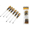 6Pcs Go-Through Screwdriver Set with End Cap  241506