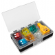 Automotive fuse kit with tester (W9045)