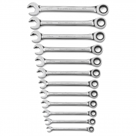 12 Piece Metric Dual Ratcheting Open End KDT85597