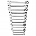 12 Piece Metric Dual Ratcheting Open End KDT85597