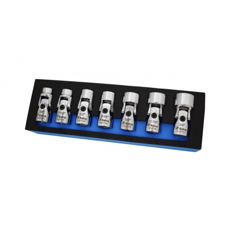 Flex socket set 3/8'' drive (74307)