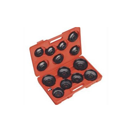OIL FILTER CAP WRENCH SET 15PC