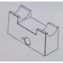 Adapteur rond de  1'' pour PB125B (PBA2)