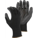 Polyester PU palm coated gloves (105552)