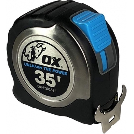 OX stainless steel 35 foot measure tape (P50135)