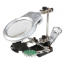 LED helping hand magnifier (W2004)