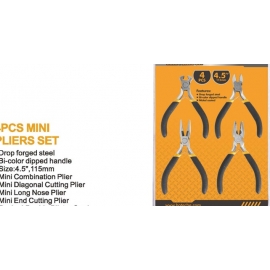 Mini plier set 4 piece (100904)