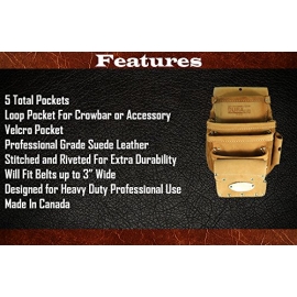 Duracuir 4 pocket PLUS work pouch (P410)