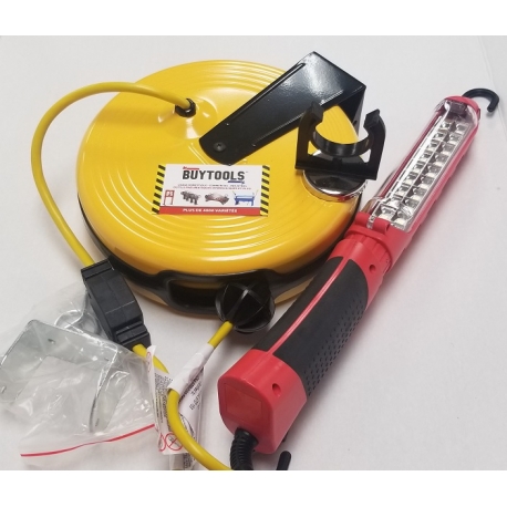 WORK LIGHT WITH REEL AND EXTENSION (AD500) - CENTRE OUTILS PLUS