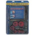 9 pc Bi-Metal Hole Saw set ideal for metal (09250)