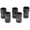 5 piece 1 inch drive Budd wheel socket set (W89315)